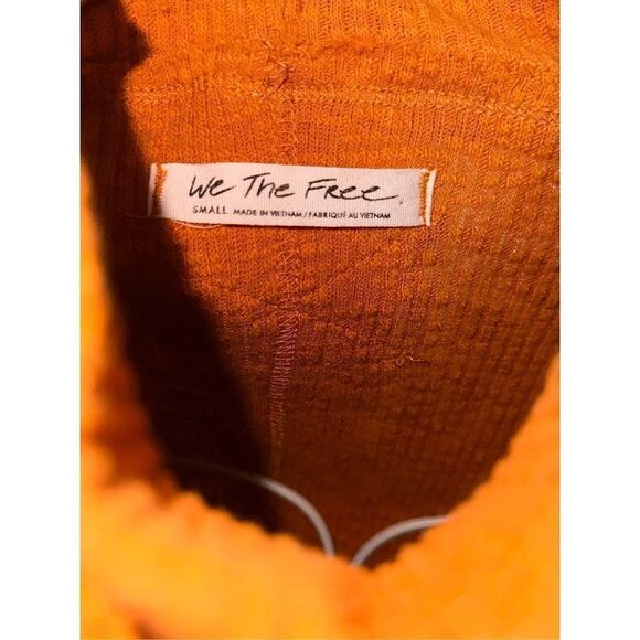 Beautiful Free People Free People Sunbaby Mock Neck Drop Shoulder Ribbed Top  si - Picture 4 of 6